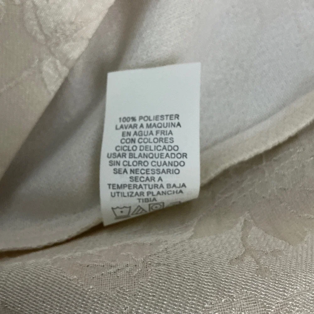 Vintage Leslie Fay Skirt Suit 12 Ivory Floral Jacquard NOS Mother of Bride